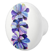 園芸愛好家デルフィニウム花 セラミックノブ (右)