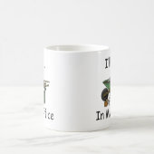 園芸態度"私は私のオフィスにいます" マグカップ (中央)