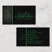園芸景観デザイン植え芝気に生 名刺 (正面/裏面)