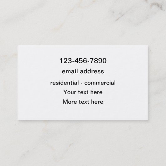 園芸最高の造園 名刺 (裏面)