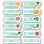 園芸植物のラベルカスタム付けビニールシール シール (正面)