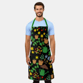 園芸植物の愛好家の園芸植物 エプロン (着用した状態)