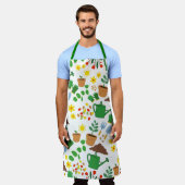 園芸植物の愛好家の園芸植物 エプロン (着用した状態)