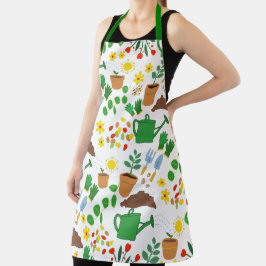 園芸植物の愛好家の園芸植物 エプロン