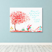 園芸植物の愛 キャンバスプリント (インサイチュ (ウッドフロア))