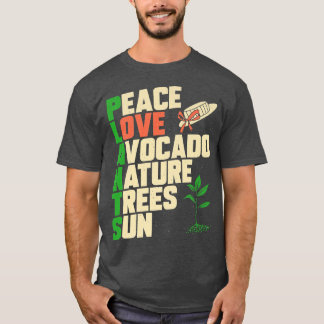 園芸植物アボカド自然 Tシャツ