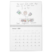 園芸漫画のカレンダー カレンダー (1月 2027)