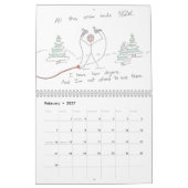 園芸漫画のカレンダー カレンダー (2月 2027)