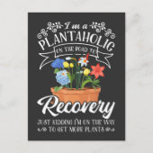 園芸熱狂する母の植物愛人家主の妻 ポストカード (正面)