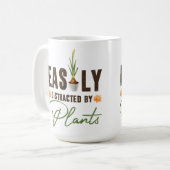 園芸用おもしろい園芸植物の球根ポットギフト コーヒーマグカップ (正面左)