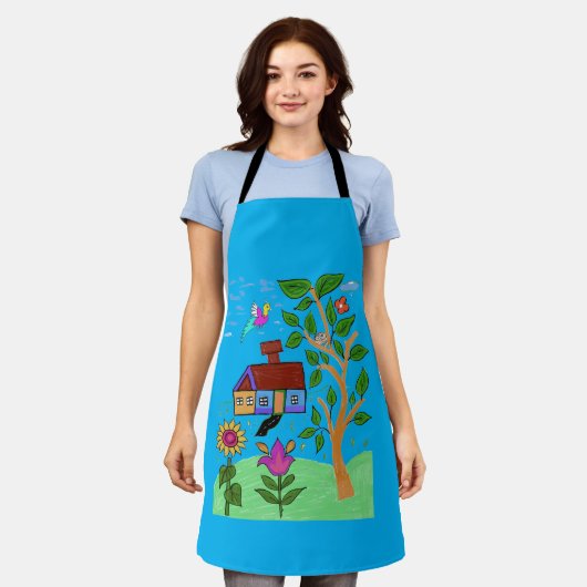 園芸用エプロン エプロン (着用した状態)