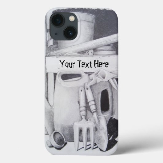 園芸用具やポットは今も芸術作家を生きている Case-Mate iPhoneケース (裏面)
