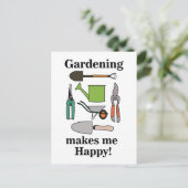 園芸用具ガーデニング ポストカード (スタンド正面)