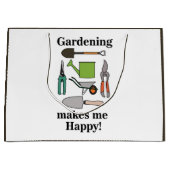 園芸用具ガーデニング ラージペーパーバッグ (正面)