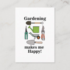 園芸用具ガーデニング 名刺