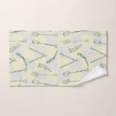 園芸用具パターン バスタオルセット (ハンドタオル)