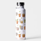 園芸用具柄モノグラム水筒 ウォーターボトル (右面)