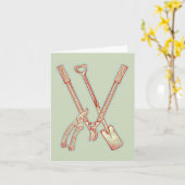 園芸用具 カード (黄色い花)