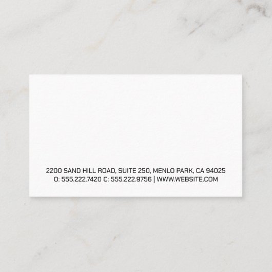 園芸用具 |刈り草 |木製ボード 名刺 (裏面)