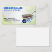 園芸用具 | 着陸機 名刺 (正面/裏面)