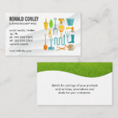 園芸用具 | 芝生 名刺 (正面/裏面)