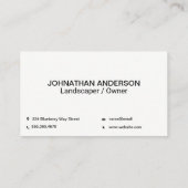 園芸用具 | 花 名刺 (裏面)