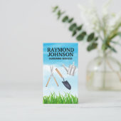 園芸用具 |草と空 名刺 (スタンド正面)