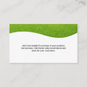 園芸用具 | 草景色 名刺 (裏面)