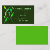 園芸用品センターの植物および木 名刺 (正面/裏面)