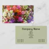 園芸用品センター及び造園のサービス業カード 名刺 (正面/裏面)