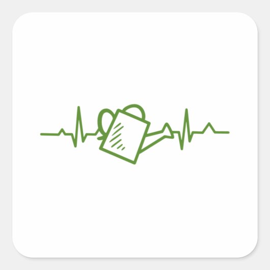 園芸用散水缶 スクエアシール (正面)