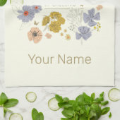 園芸用植物花ママとパパ キッチンタオル (折り畳み)