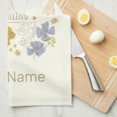 園芸用植物花ママとパパ キッチンタオル (四つ折り)