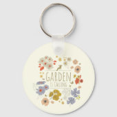 園芸用植物花ママとパパ キーホルダー (正面)
