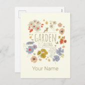 園芸用植物花ママとパパ シーズンポストカード (正面/裏面)