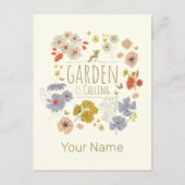 園芸用植物花ママとパパ シーズンポストカード (正面)