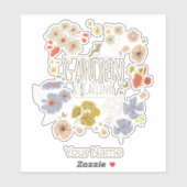 園芸用植物花ママとパパ シール (シート)