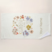 園芸用植物花ママとパパ ビーチタオル (正面)