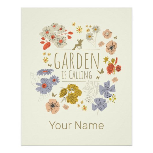 園芸用植物花ママとパパ ポスター (正面)