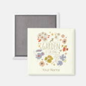 園芸用植物花ママとパパ マグネット (正面/裏面)