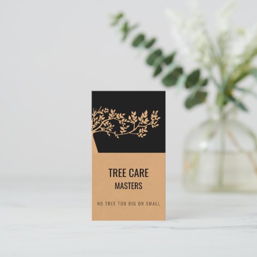園芸用樹木の刈り込み・刈り込みプロフェッショナル 名刺 (スタンド正面)