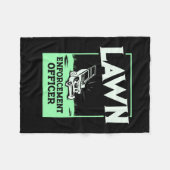 園芸用芝刈り機ギフト フリースブランケット (正面(横))