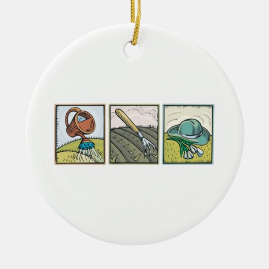 園芸 セラミックオーナメント (正面)