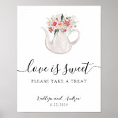 園茶の愛は甘いトリートサインを取って ポスター (正面)