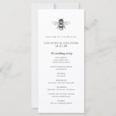 園蜂の儀式プログラム (正面)