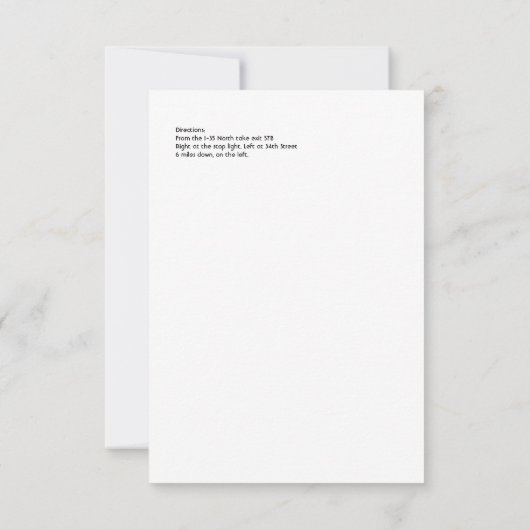 園遊会のちょうちんの招待状3.5 x 5 招待状 (裏面)