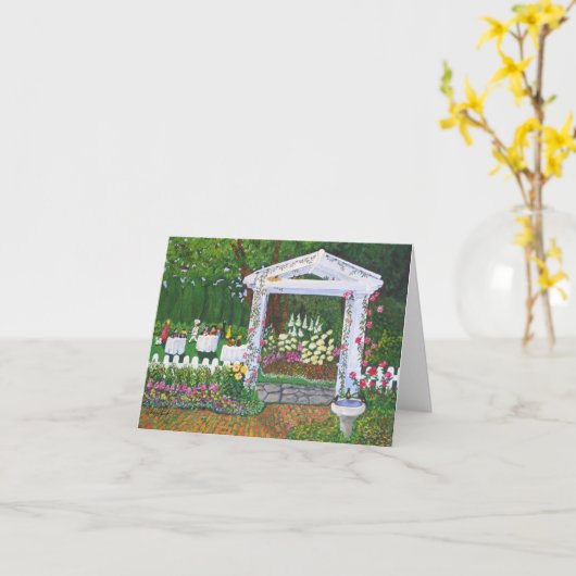 園遊会 カード (黄色い花)