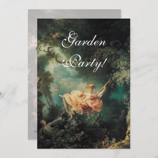 園遊会! 招待状 (正面/裏面)