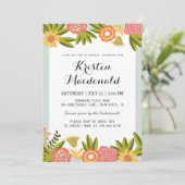 園開花モダンブライダルシャワー 招待状 (スタンド正面)