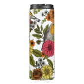 園鳥と花1 タンブラー (裏面)